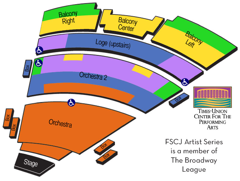 Times Union Seating Chart