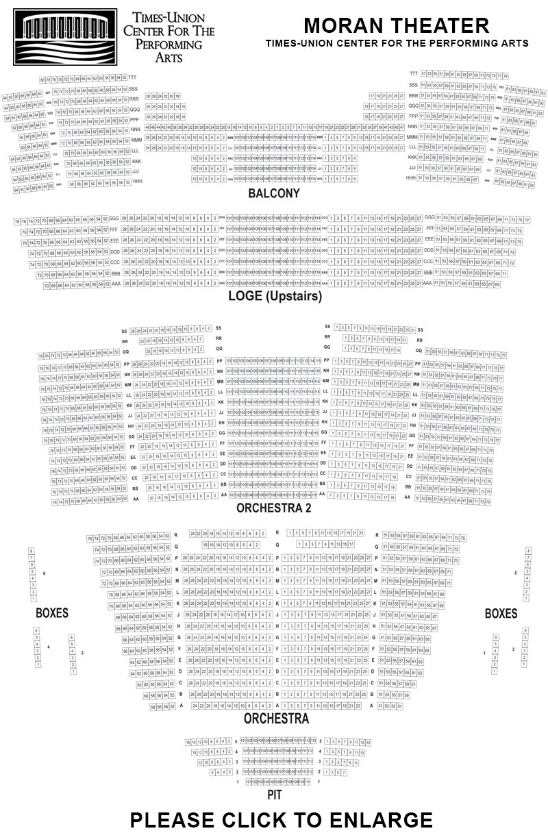 Times Union Seating Chart View