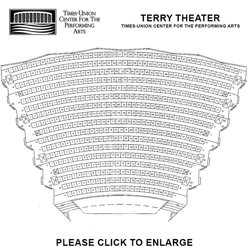 Times Union Seating Chart With Seat Numbers