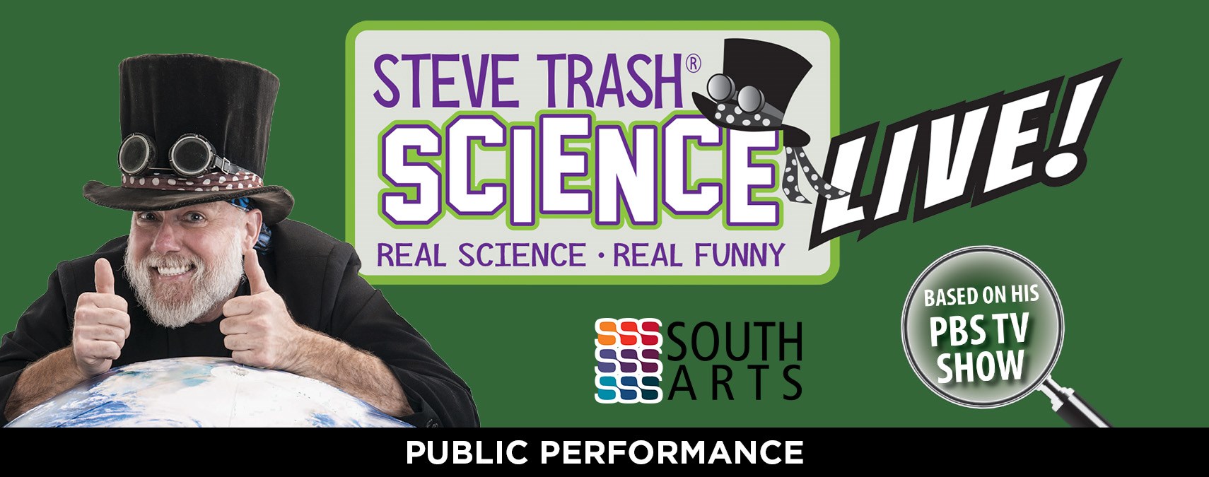 Steve Trash Science Live!- April 12, 2026 at 2:00 p.m.