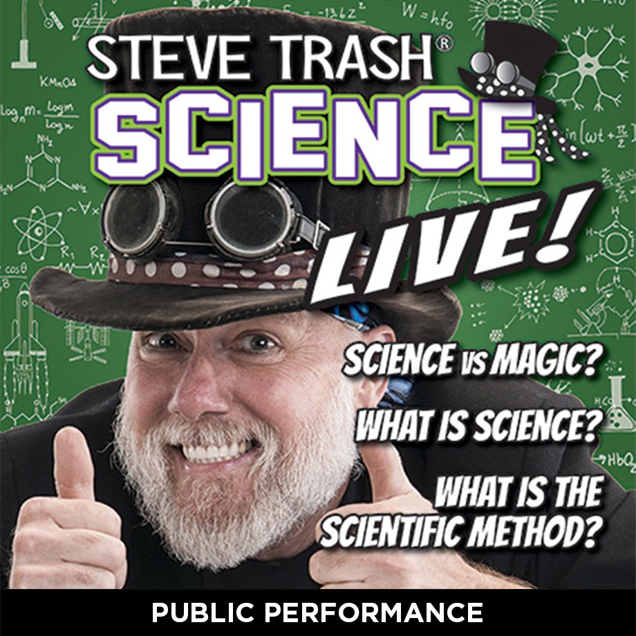 Steve Trash Science Live!- April 13, 2024 at 2:00 p.m.