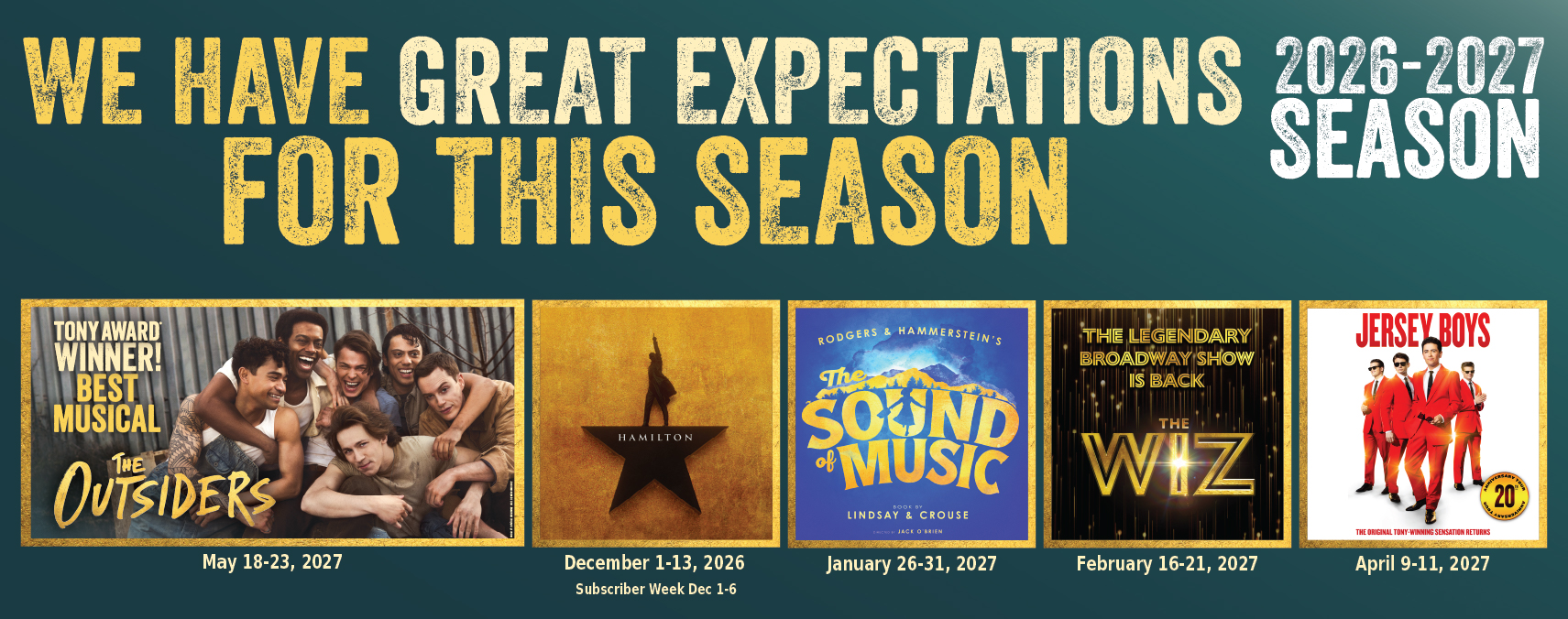 26/27 Season - Broadway in Jacksonville Season