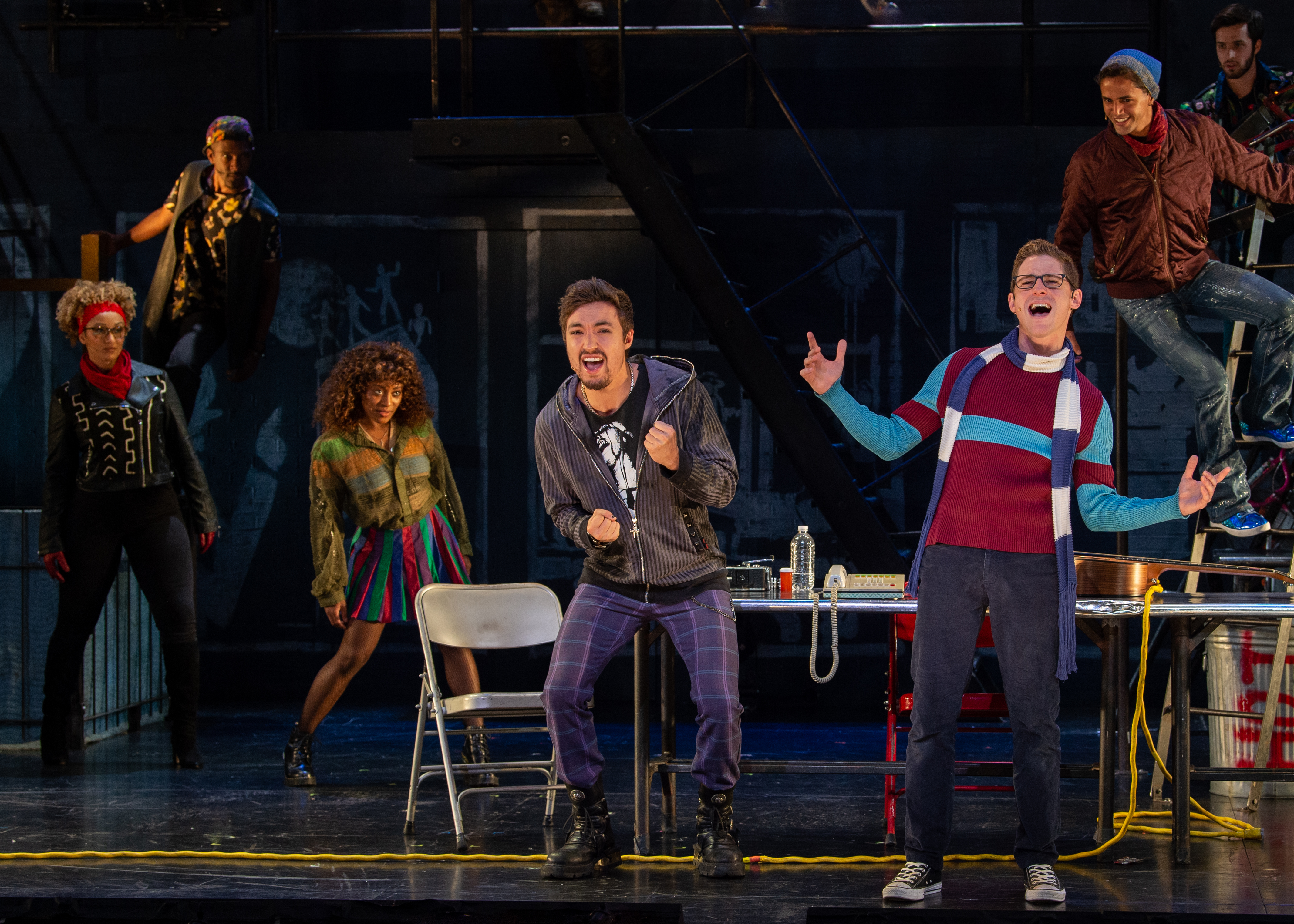 : The Company of the RENT 20th Anniversary Tour RENT 20th Anniversary Tour, Credit Amy Boyle 2019.