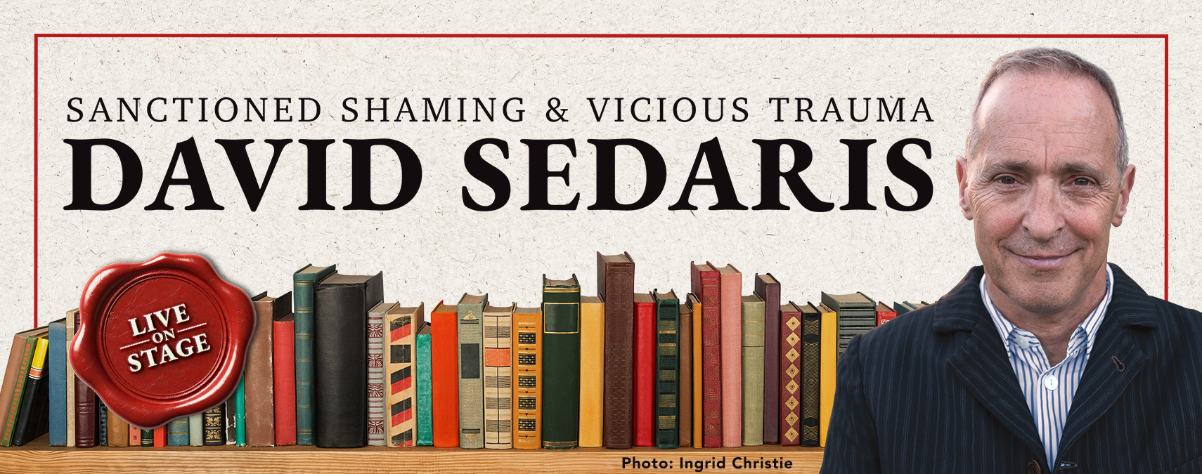 An Evening with David Sedaris - April 18, 2027