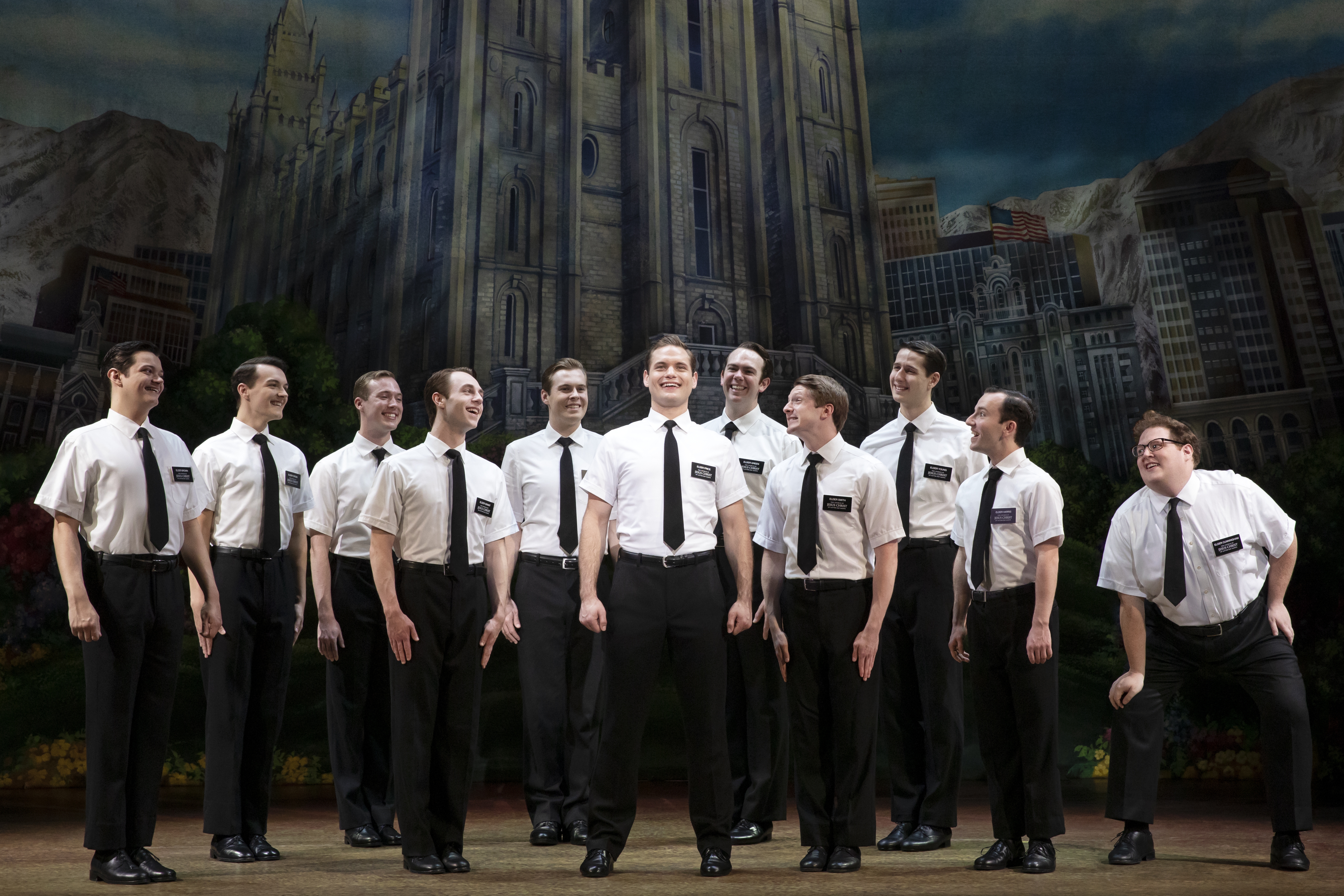 161 Sam Mclellan And Company In THE BOOK OF MORMON North American Tour Photo By Julieta Cervantes