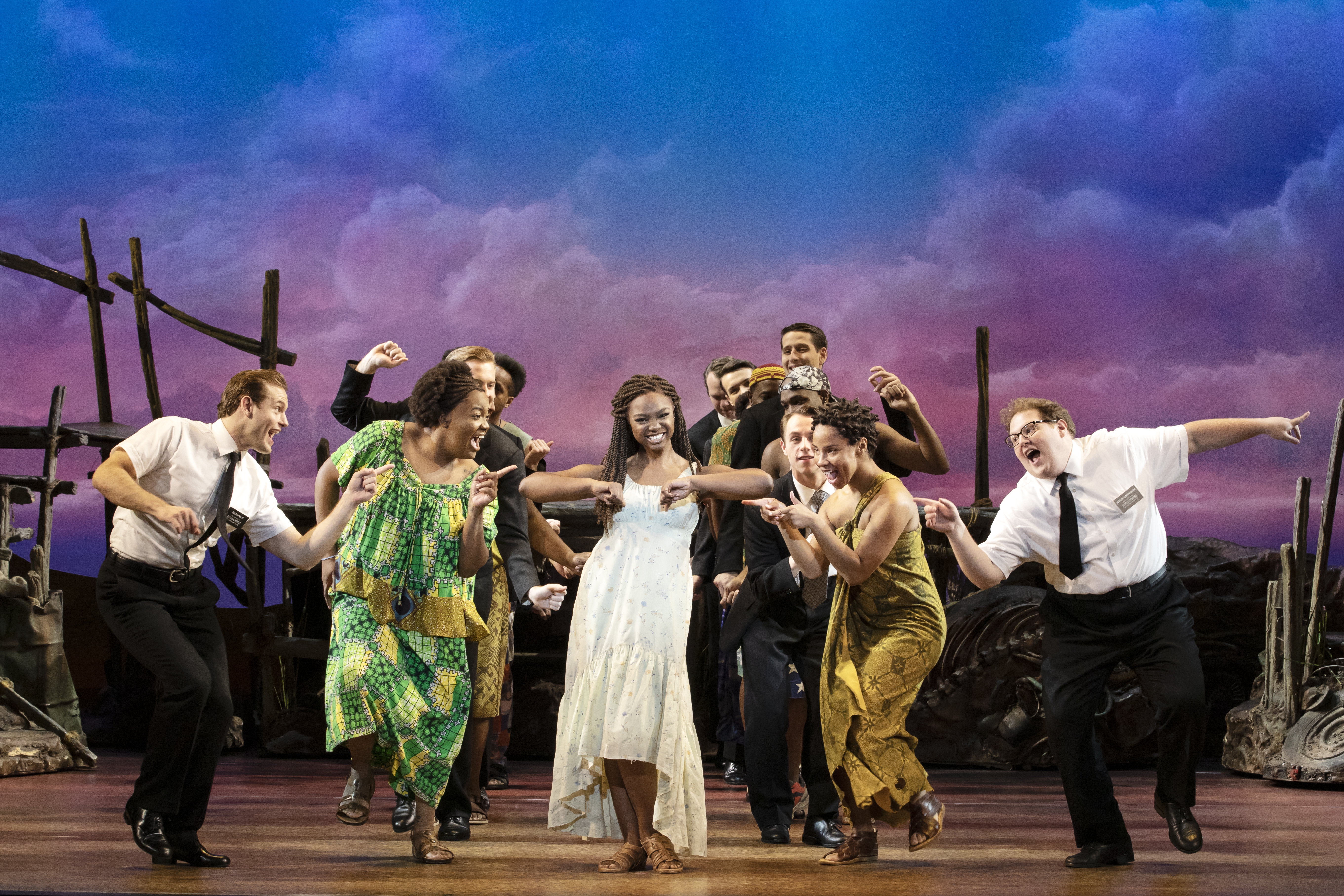 447 Sam Mclellan Berlande Sam Nackman And Company In THE BOOK OF MORMON North American Tour Photo By Julieta Cervantes