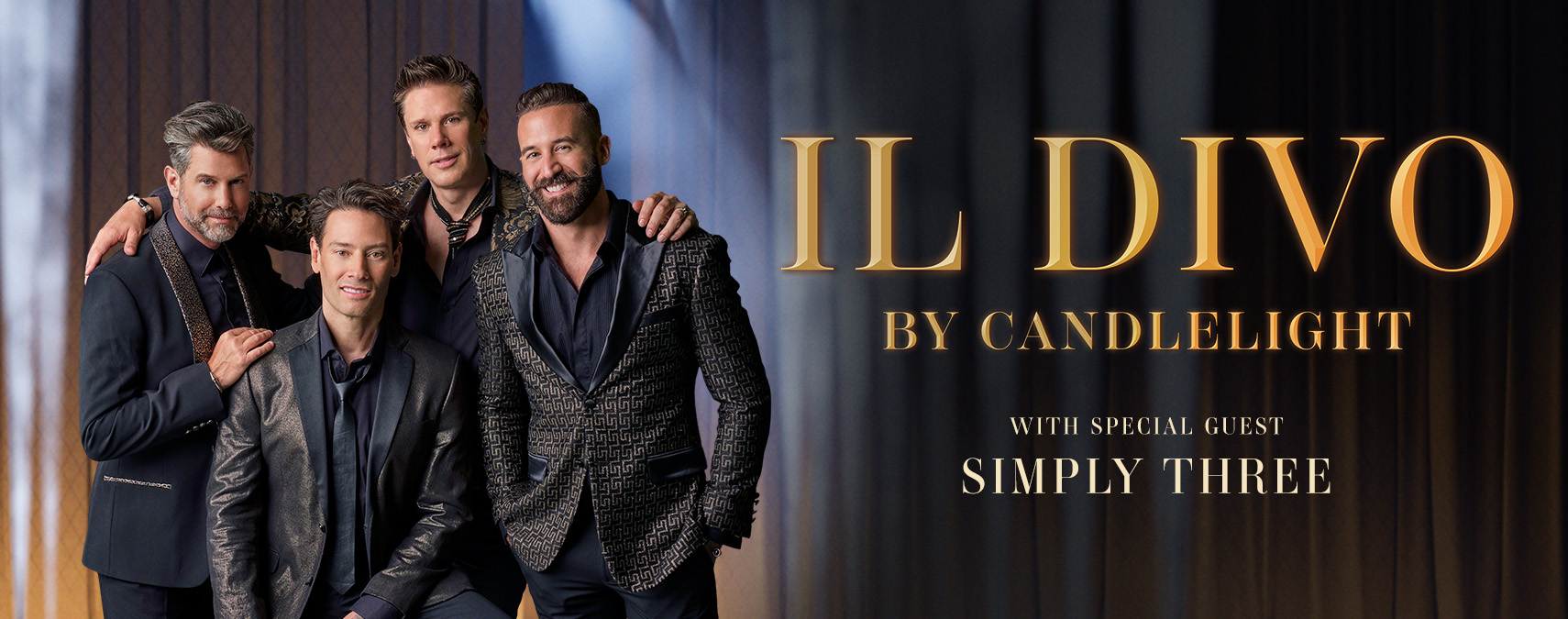 IL Divo by Candlelight with Special Guest Simply Three -February 26, 2026 at 7:30pm